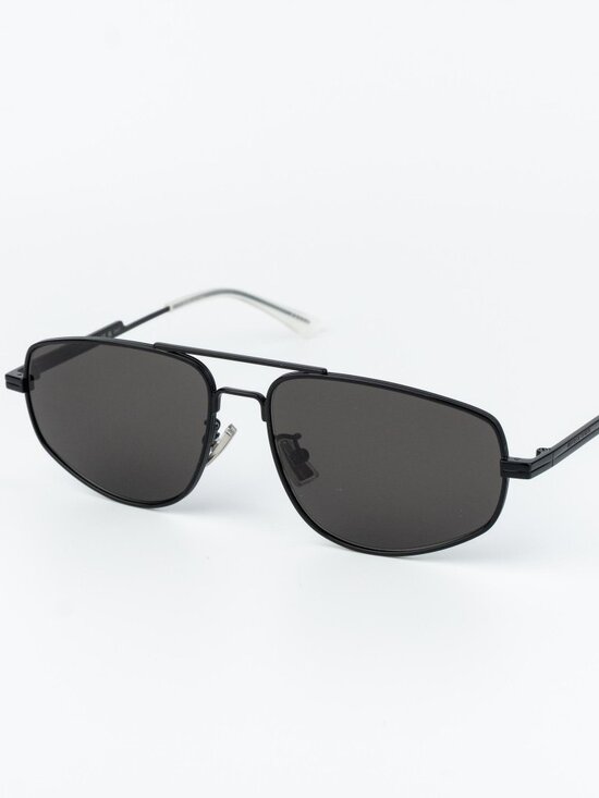 Bottega Veneta Women Sunglasses Black Grey Pilot BV1125S 001 BRAND NEW main image 13